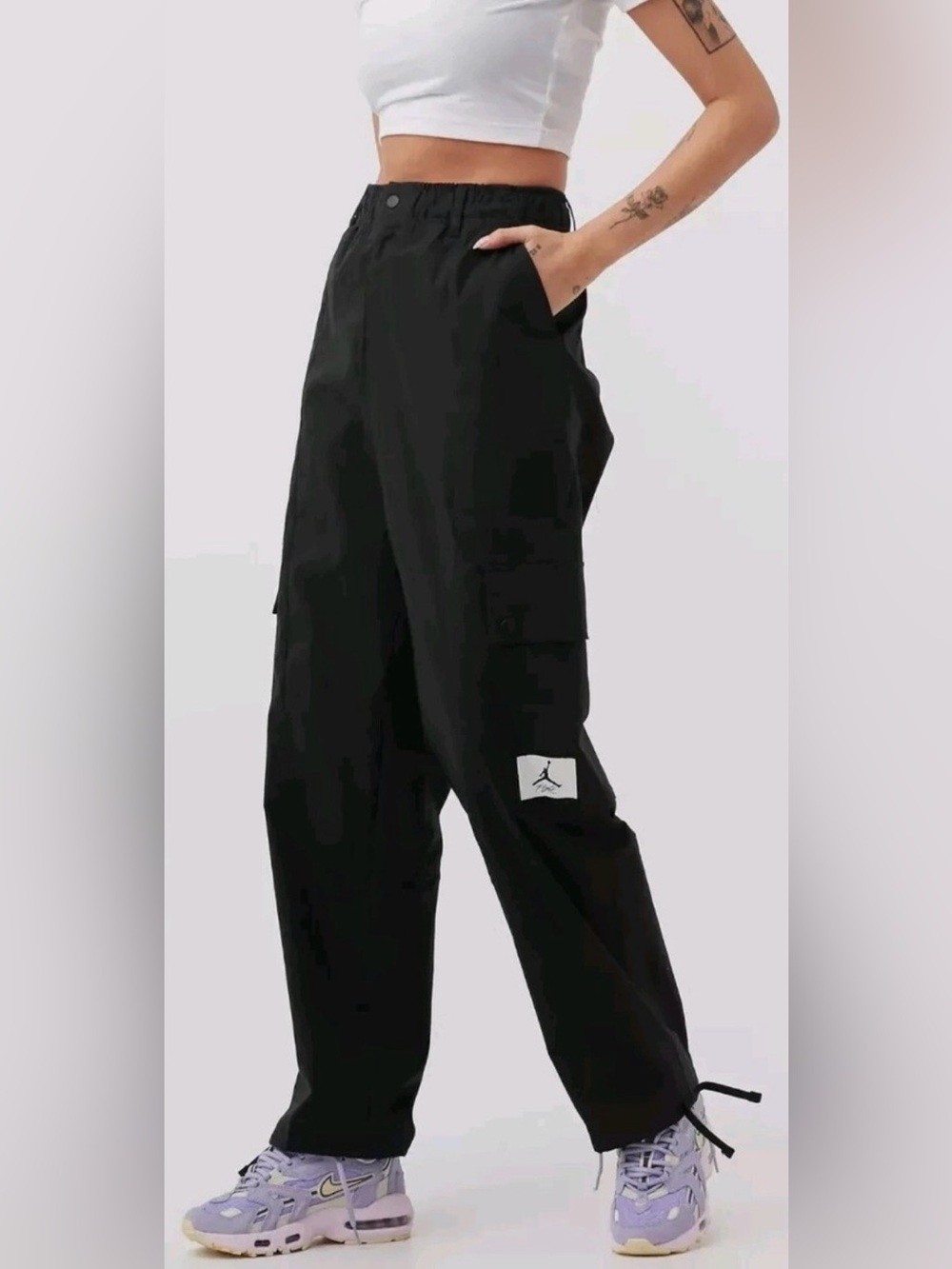 Nike Air Jordan Women’s Utility Loose Fit Cargo Pants Black Size XS